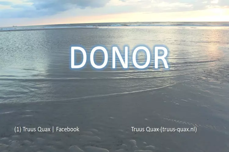 Donor zijn