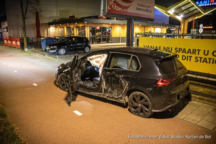 Automobilist crasht in Haarlem