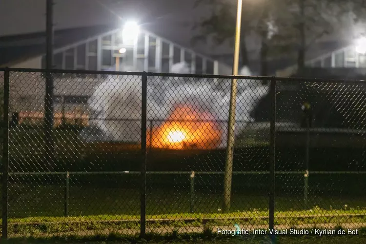 Brandje bij Honk- en Softbalclub in Heemstede