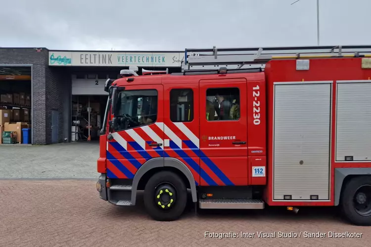 Kleine brand bij bedrijf in Heemskerk