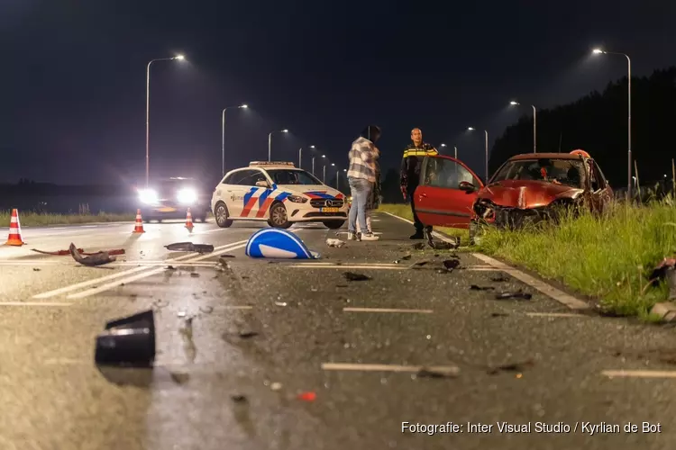 Automobilist gecrasht op Westelijke Randweg in Haarlem