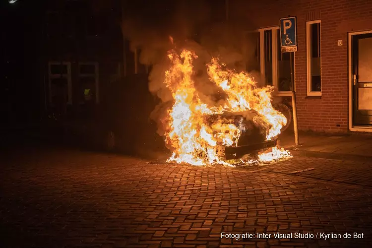Wederom autobrand in Haarlem