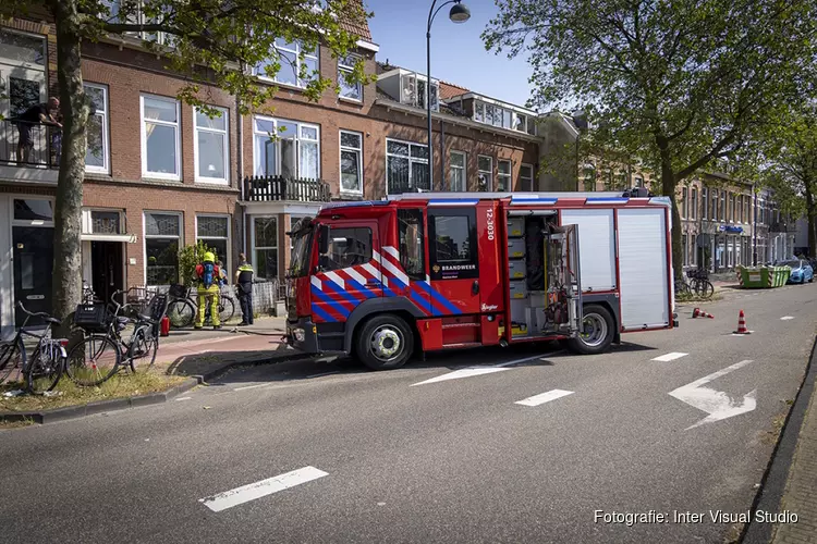 Brandweer in actie voor keukenbrand aan de Schoterweg in Haarlem