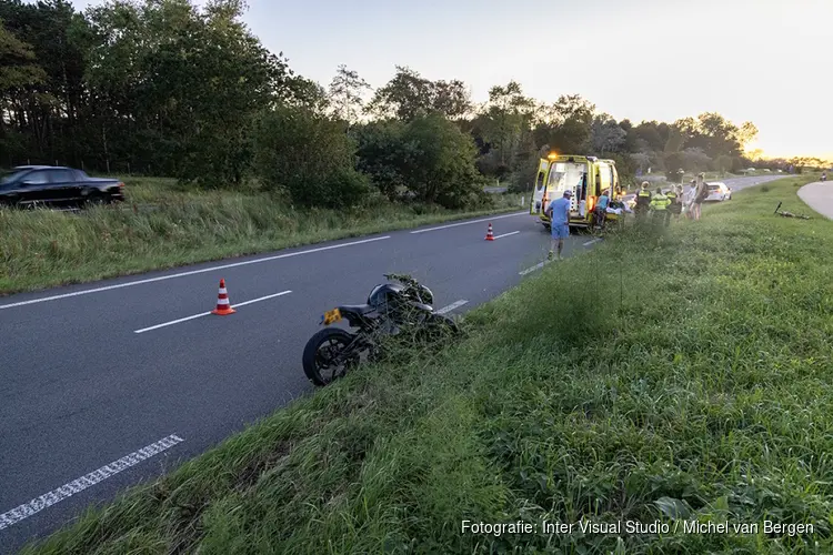 Motorrijder gewond bij ongeval op de Zeeweg in Overveen