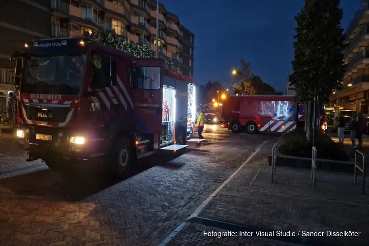 Brand in appartementencomplex in Heemskerk