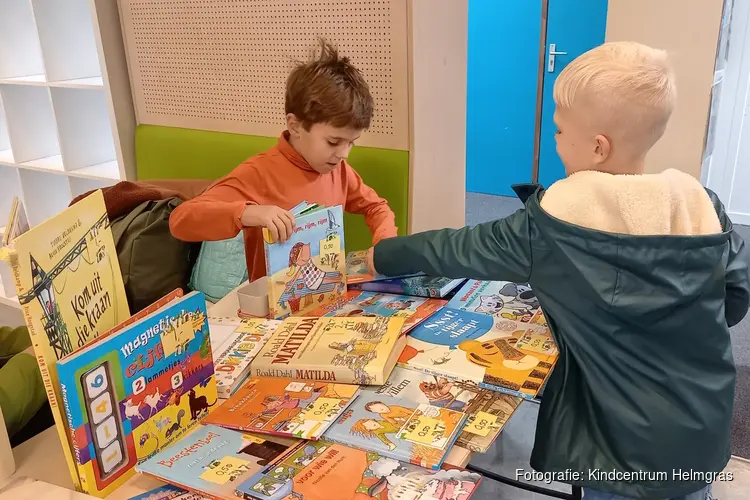 Afsluiting Kinderboekenweek op kindcentrum Helmgras