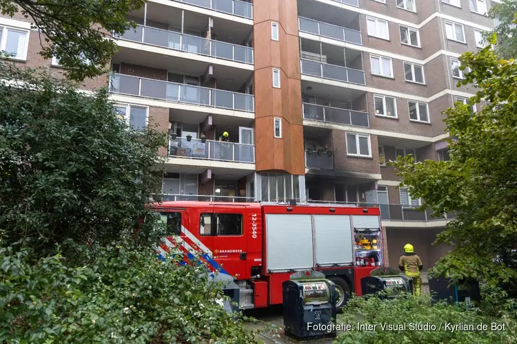 Persoon overleden bij brand in flat in Haarlem