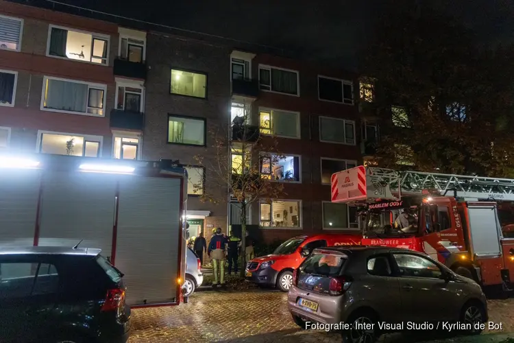 Korte brand door pannetje op het vuur in Haarlem