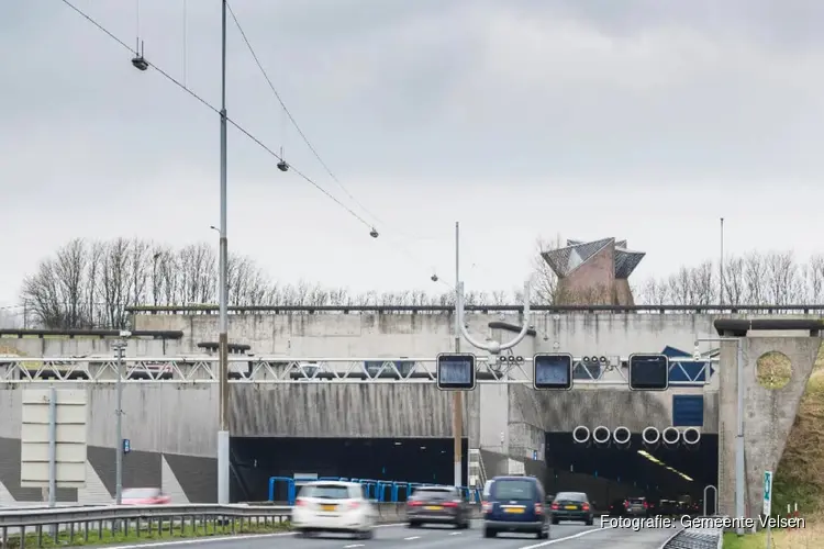 Wijkertunnel dicht in de nacht van 11 en 12 november 2023