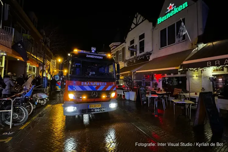 Brand in café in Zandvoort