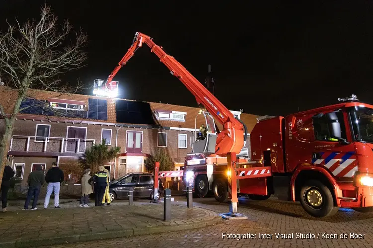 Schoorsteenbrand in IJmuiden snel onder controle