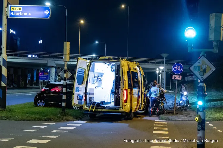 Fietser op straat aangetroffen in Santpoort-Noord