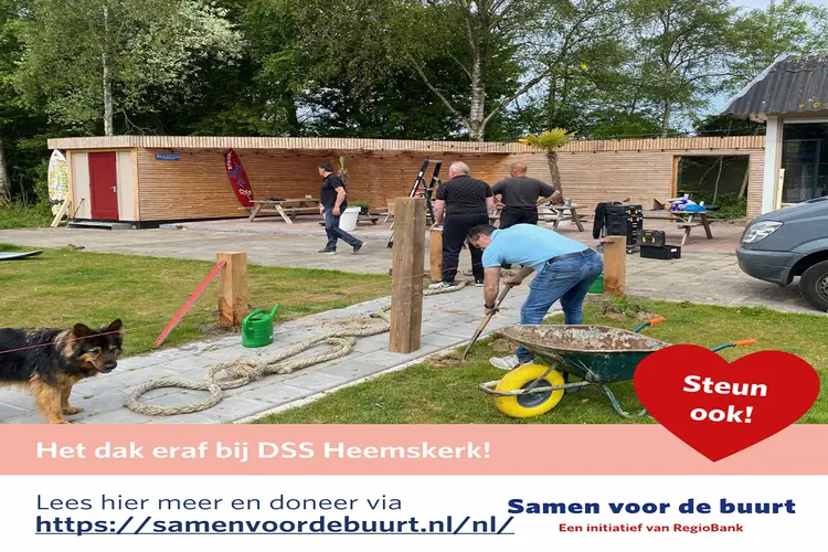Het dak eraf bij DSS Handbal Heemskerk!