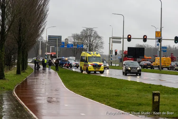 Motorrijder onderuit in Velsen-Zuid