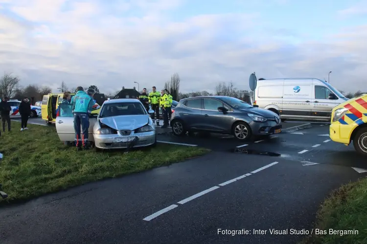 Kopstaartbotsing in Beverwijk, één gewonde