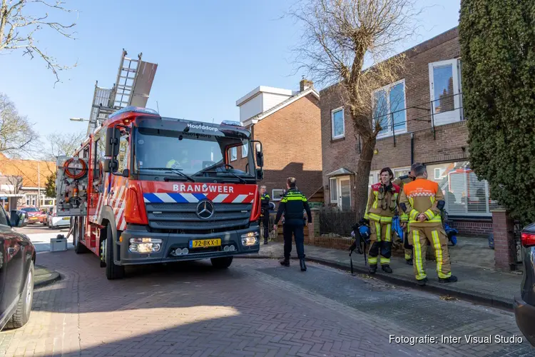 Woningbrand aan de Laan van Insulinde in Heemstede