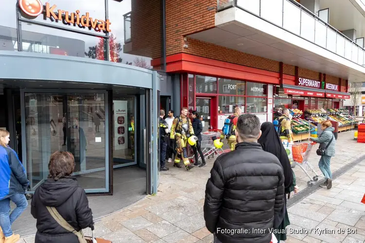 Korte brand in winkelcentrum in Haarlem