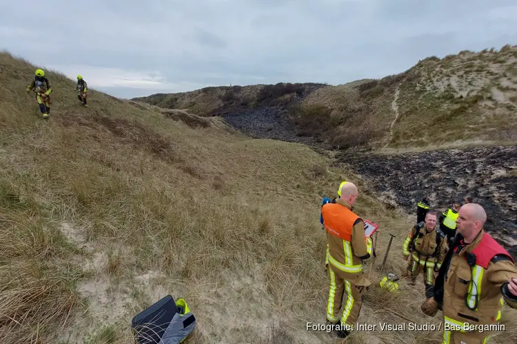 Flinke duinbrand bij Wijk Aan Zee