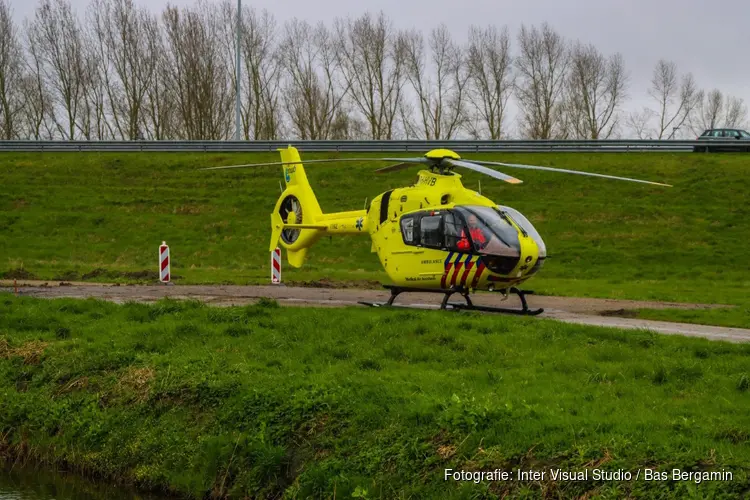 Wielrenner ernstig gewond bij valpartij in Velsen-Zuid