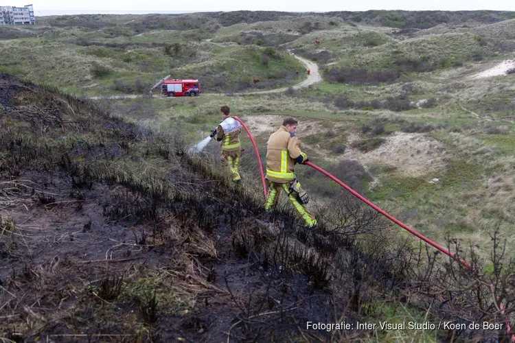 Tweede duinbrand op één dag in Wijk Aan Zee