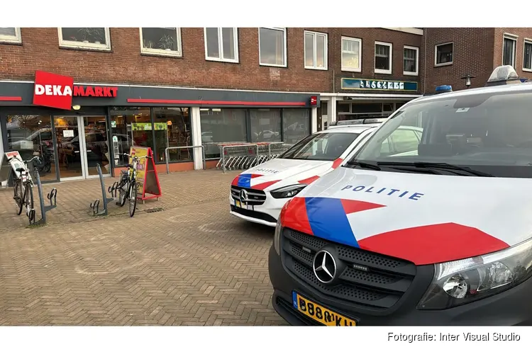 Overval op supermarkt in IJmuiden, vlak na openingstijd