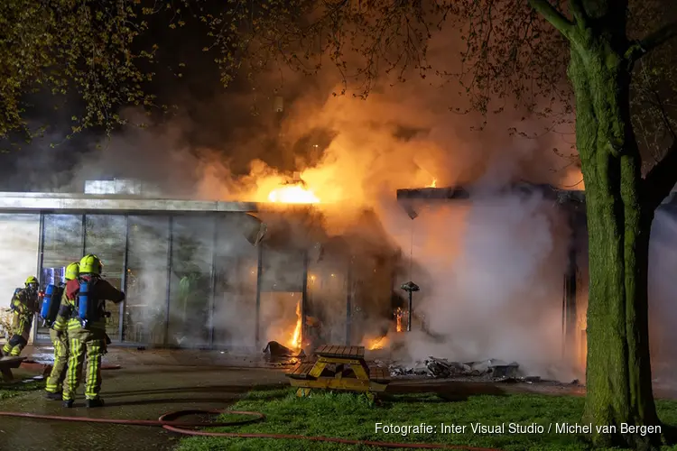 Veel schade bij brand in restaurant Beverwijk