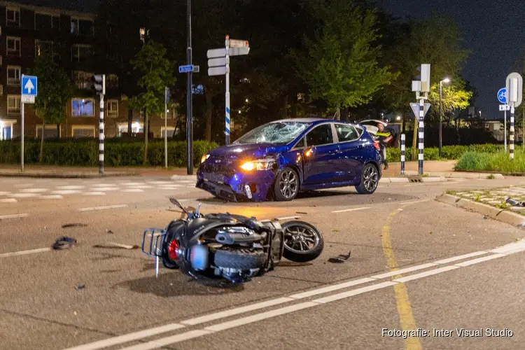 Scooter aangereden in Beverwijk