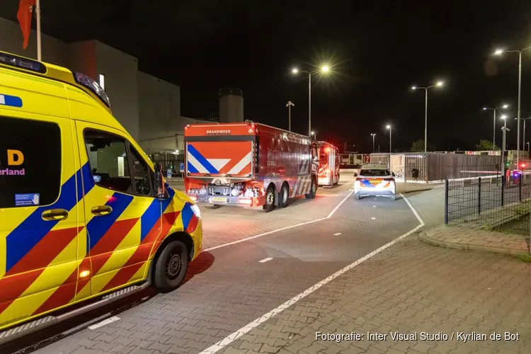 Brand bij vleesverwerkend bedrijf in Haarlem