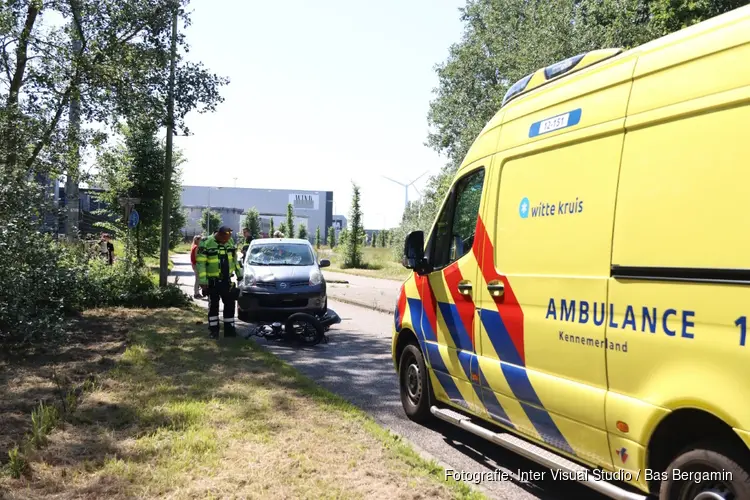 Bestuurder van fatbike gewond bij aanrijding in Velsen-Noord