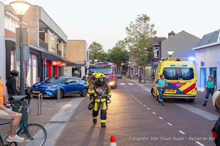 Brand in wasmachine in woning Heemstede