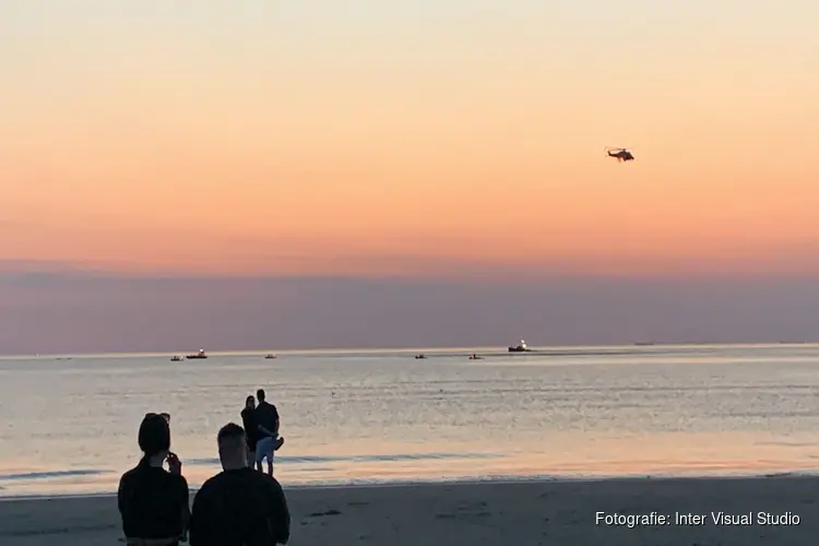 Zoekactie naar vermiste man langs kust Zandvoort