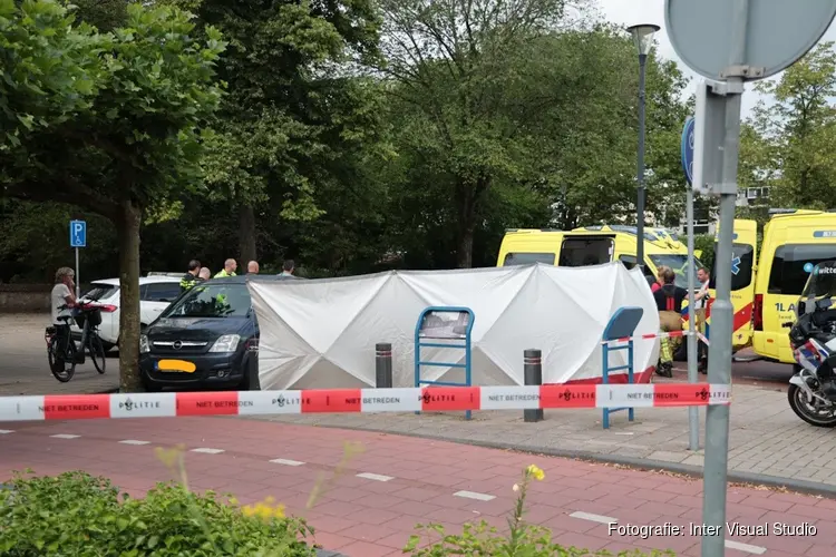 Auto tegen boom gereden in Heemskerk