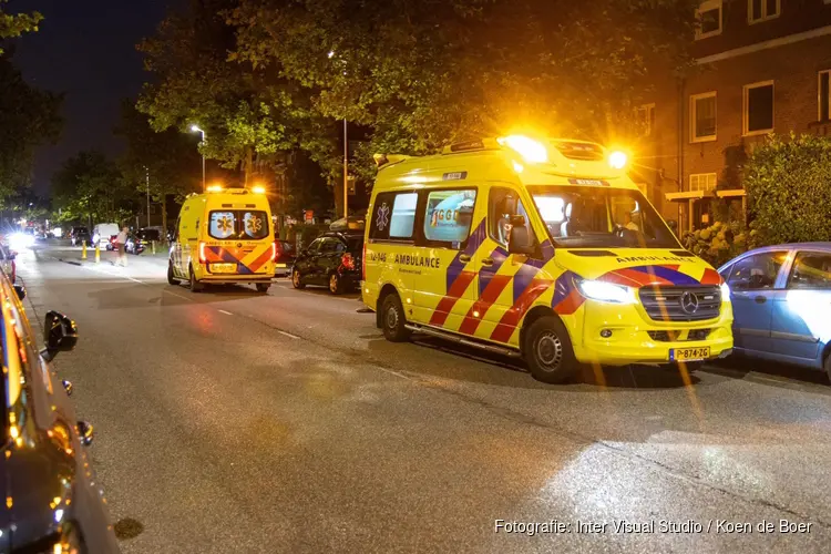 Ongeluk op fietspad Rijksstraatweg in Haarlem