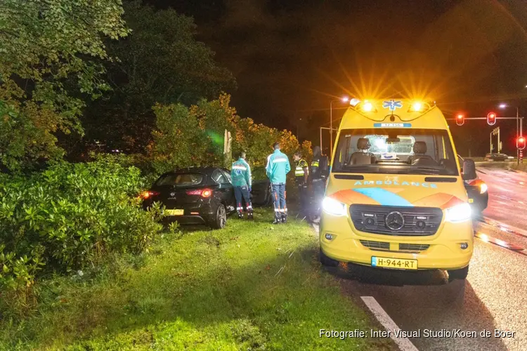 Eenzijdig ongeluk op Rijksweg in Velsen-Zuid