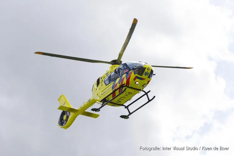 Traumahelikopter in Castricum