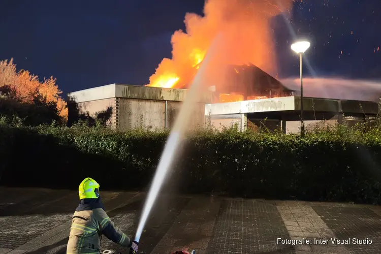 NL-Alert na uitslaande brand in Uitgeest