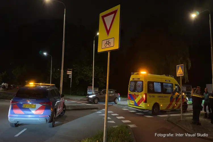 Fatbike-bestuurder raakt gewond op rotonde in Santpoort-Noord