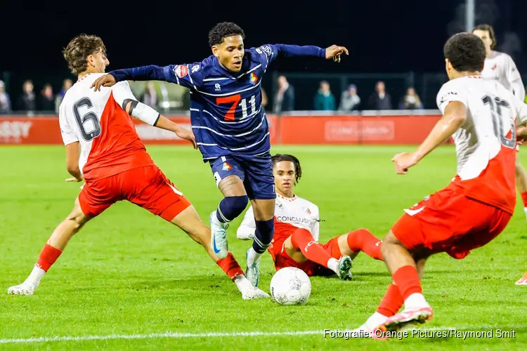 Telstar laat winst glippen bij Jong FC Utrecht