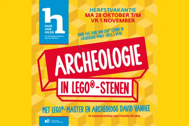 Belgische LEGO®-master komt naar Nederland voor 'Archeologie in LEGO®-stenen' bij Huis van Hilde