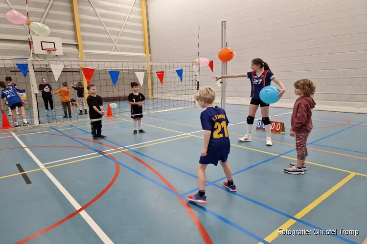 Volleybalpret voor basisschoolleerlingen en Fitvolley voor volwassenen