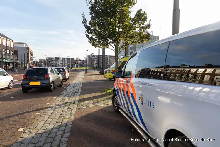 Kopstaartbotsing bij Plein 1945 in IJmuiden