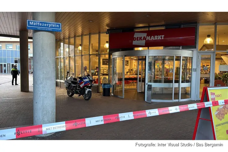 Steekincident in supermarkt Heemskerk