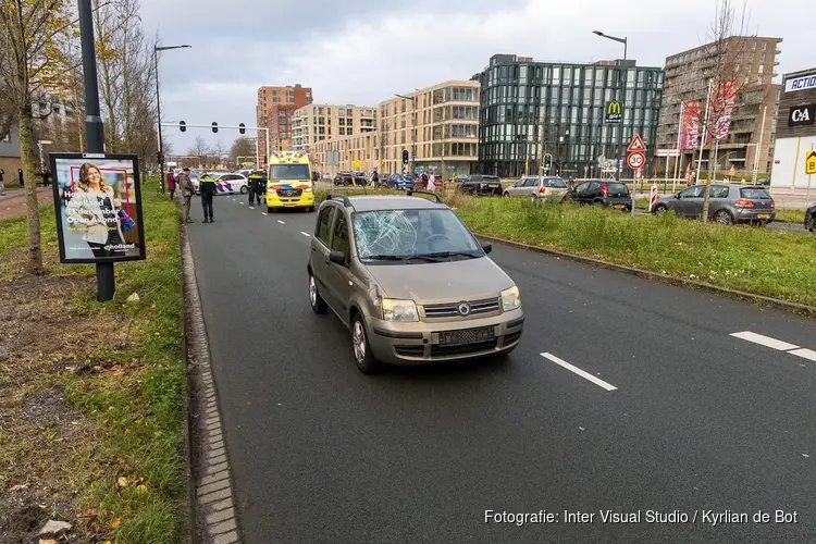 Ongeluk op Europaweg in Haarlem