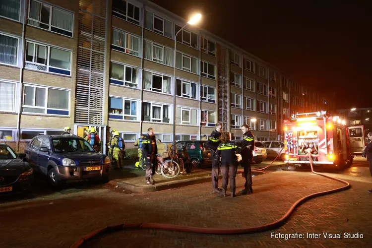 Brand in portiekwoning Beverwijk