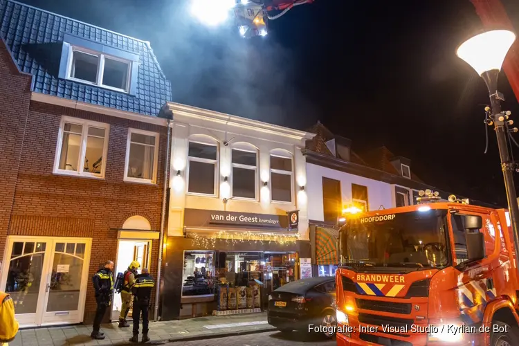 Brand in bovenwoning in Heemstede