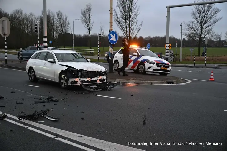 Aanrijding op drukke kruising bij Castricum