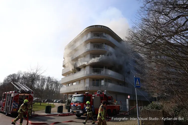 Grote brand in wooncomplex in Heemstede